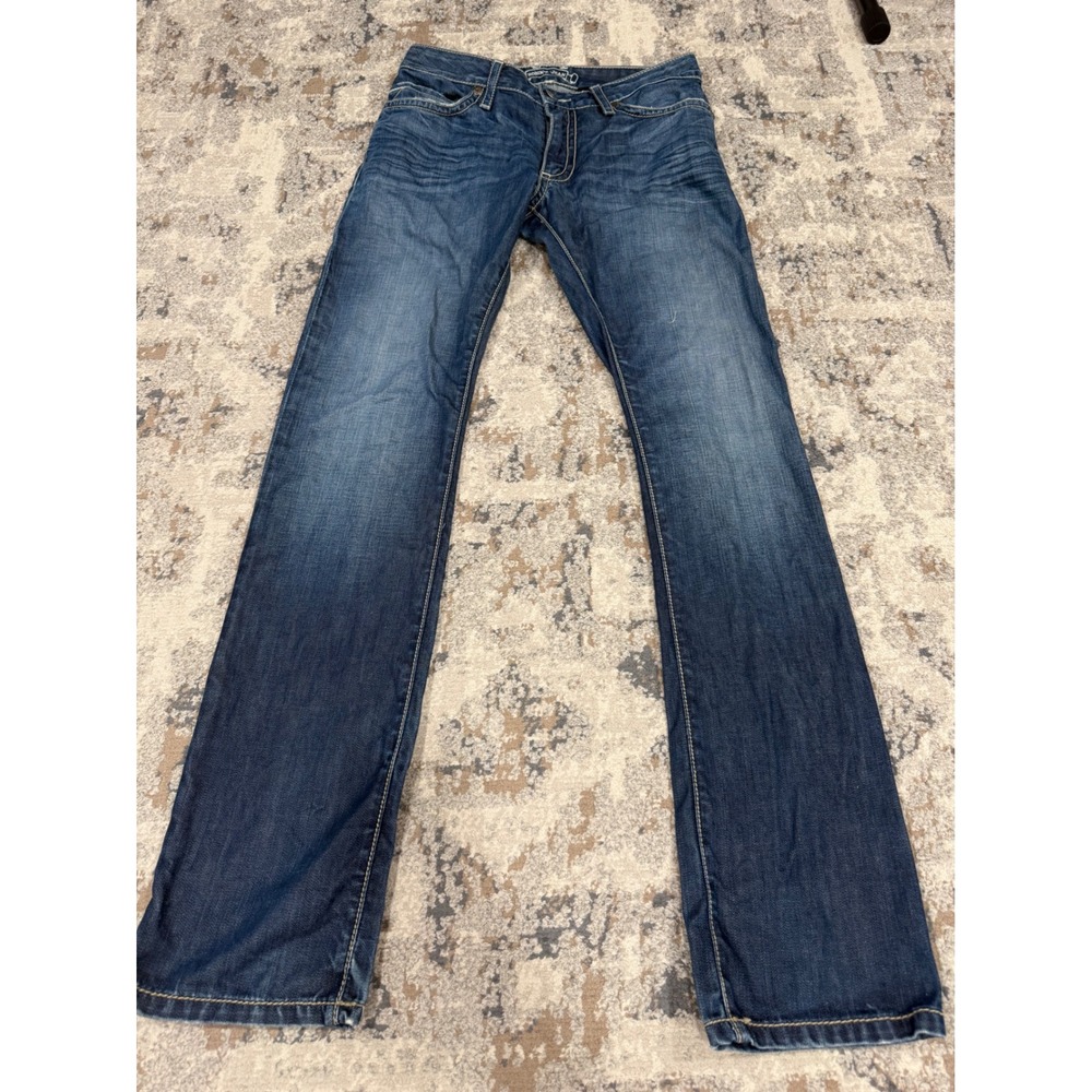Robins Jean Mens 29 Dark Wash Winged Straight Leg Jeans D5471BLK Made in USA